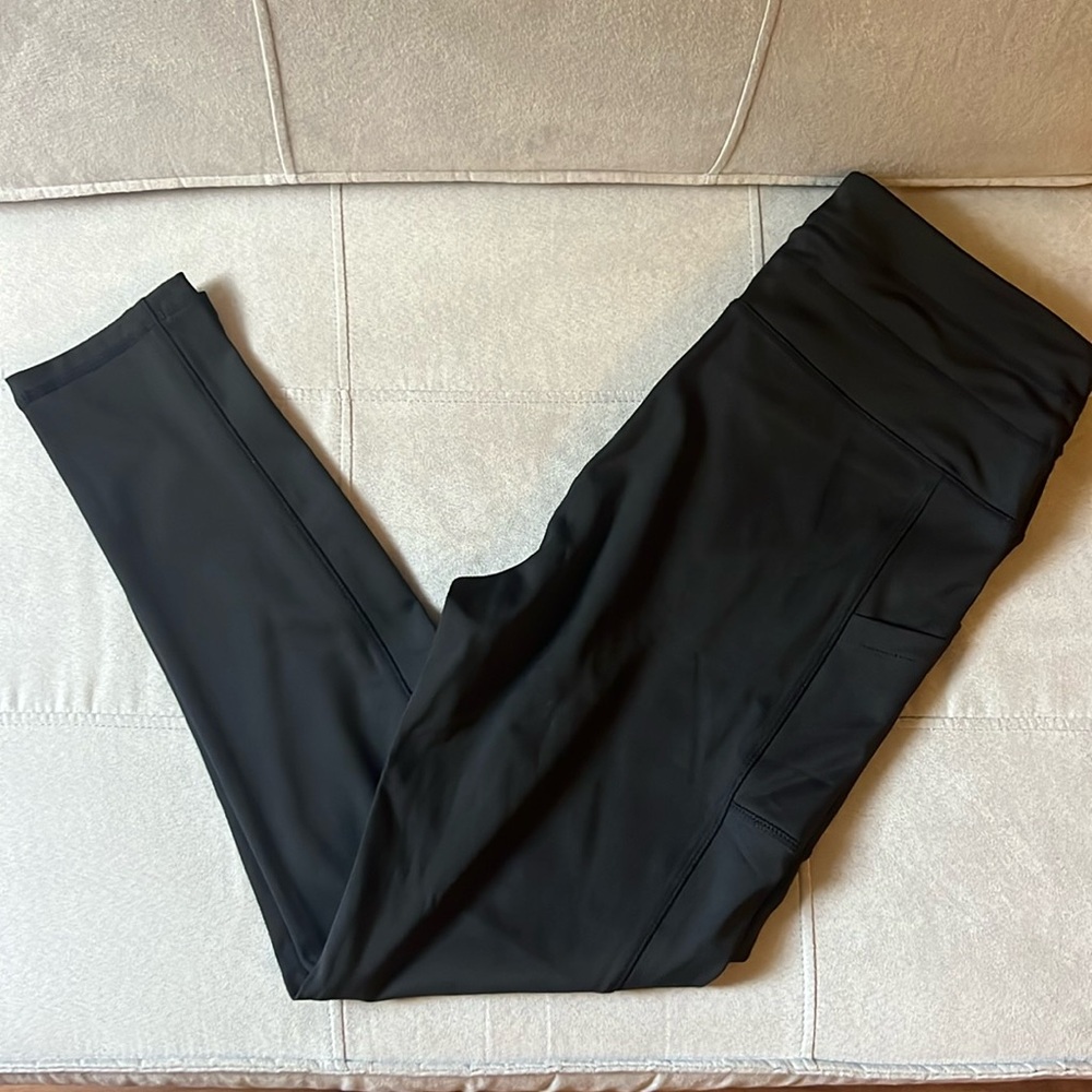 Black Drawstring Leggings